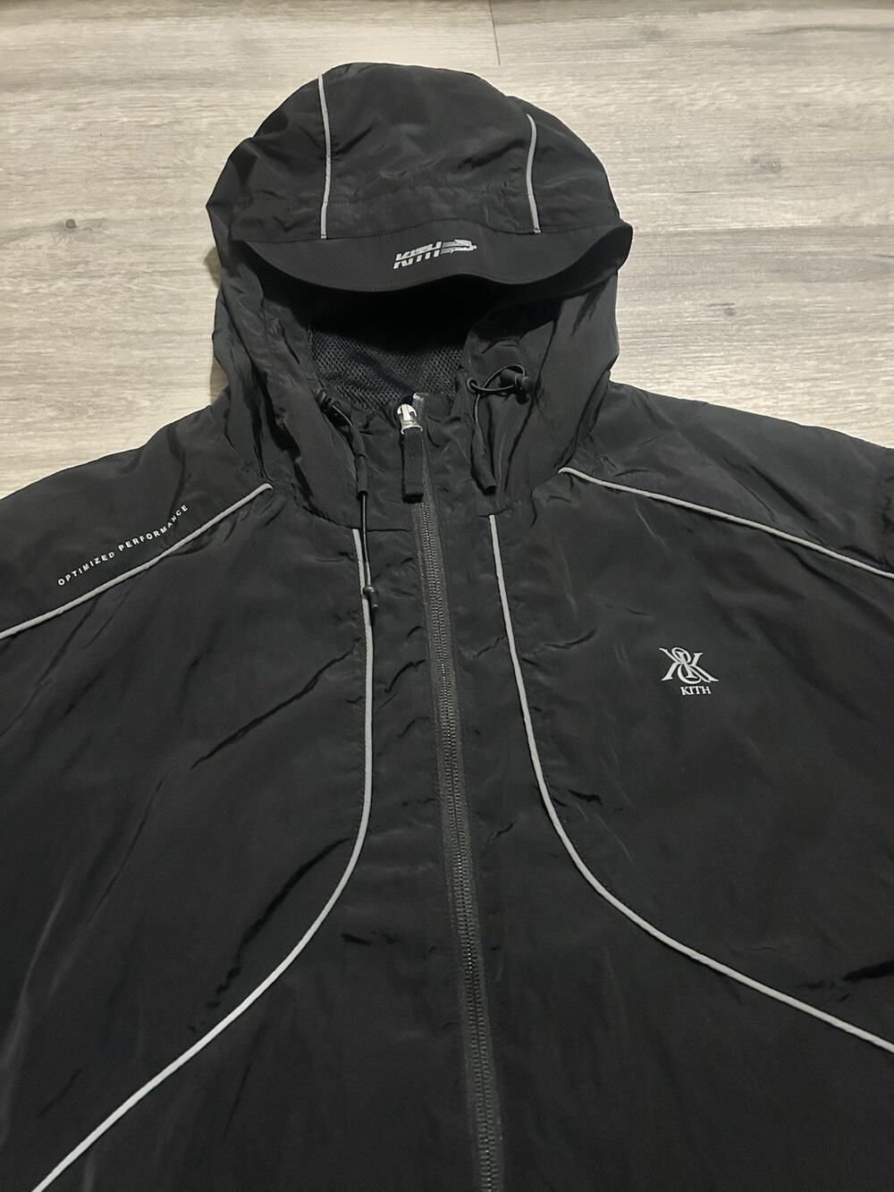 Kith K-Tech Nylon Bolt Shell Jacket - XL (black) SS25